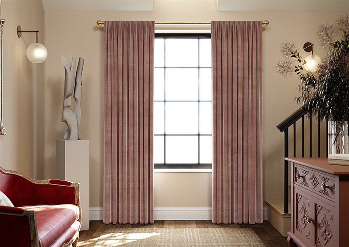 Premier Velvet (Thermal Blackout), Dusky Rose - Made to Measure Curtains - Image 3